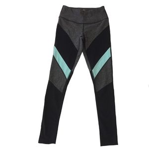 90 Degree By Reflex Gray Black Leggings Size XS